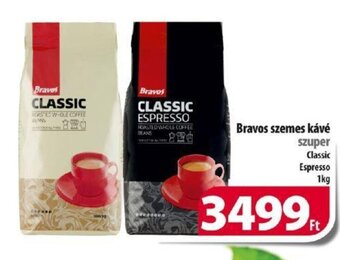 Coop Bravos szemes kávé 1 kg ajánlat