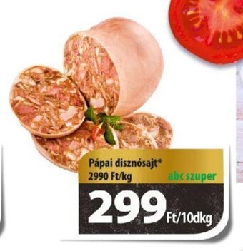 Coop Pápai Disznósajt 10 dkg ajánlat