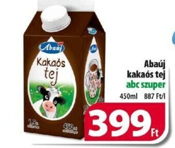 Coop Abaúj kakaós tej 450 ml ajánlat