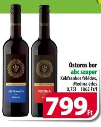 Coop Ostoros bor 0,75 l ajánlat