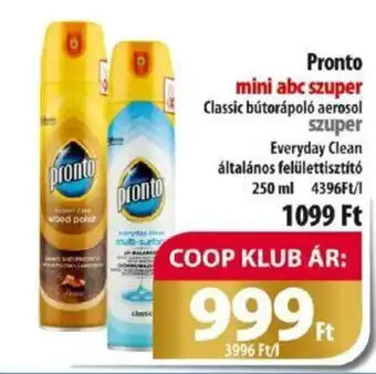 Pronto classic bútorápoló aerosol 250ml