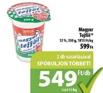 Coop Magyar Tejföl 330 g ajánlat