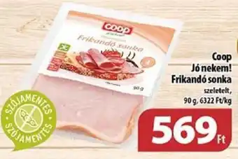 Coop Coop Jó nekem! frikandó sonka 90 g ajánlat