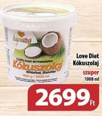 Coop Love Diet Kókuszolaj 1000 ml ajánlat