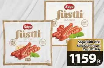 Coop Sága Füstli virsli 350 g ajánlat
