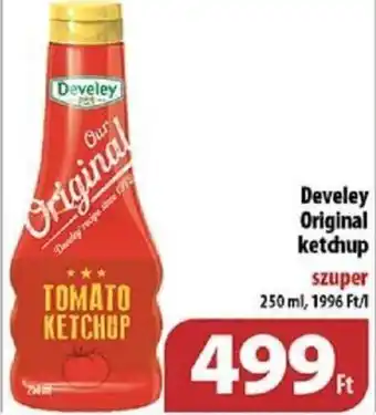 Coop Develey Original ketchup 250 ml ajánlat