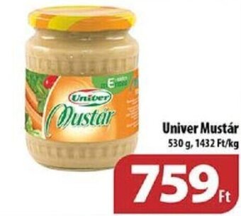 Coop Univer Mustár 530 g ajánlat