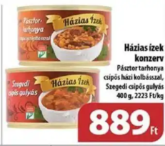 Coop Házias ízek konzerv 400 g ajánlat