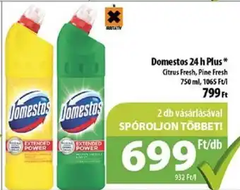Coop Domestos 24 h plus 750 ml ajánlat