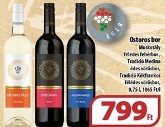 Coop Ostoros bor 0,75 l ajánlat