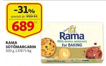Auchan Rama Sütőmargarin 500 g ajánlat