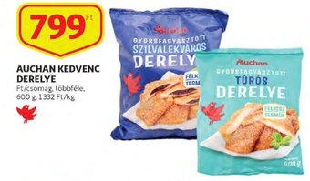 Auchan Auchan kedvenc derelye 600 g ajánlat