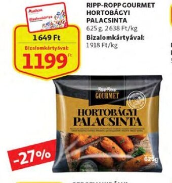 Auchan Ripp-Ropp Gourmet hortobágyi palacsinta 625 g ajánlat