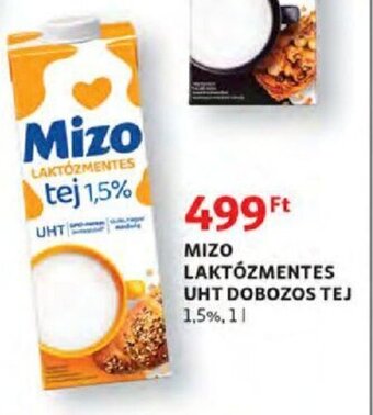 Auchan Mizo laktózmentes uht dobozos tej 1 l ajánlat