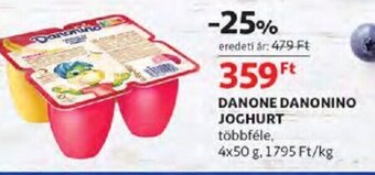 Auchan Danone Danonino joghurt 4 x 50 g ajánlat