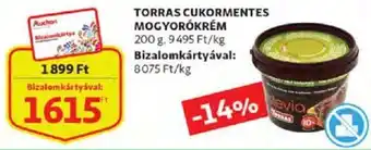 Auchan Torras cukormentes mogyorókrém 200 g ajánlat