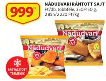 Auchan Nádudvari rántott sajt 350 / 450 g ajánlat