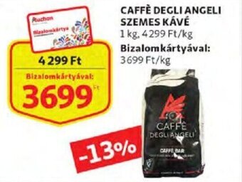 Auchan Caffé Degli Angeli Szemes kávé 1 kg ajánlat