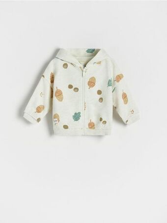 Nyomott mintás oversize felső