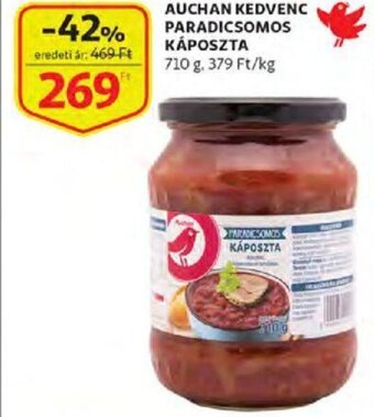 Auchan Auchan kedvenc paradicsomos káposzta 710 g ajánlat