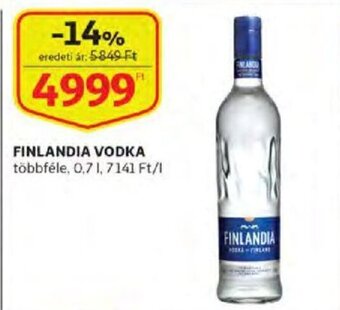 Auchan Finlandia vodka 0,7 l ajánlat