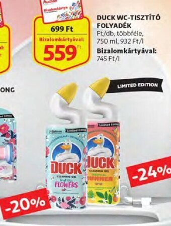 Duck Wc-tisztító folyadék 750 ml