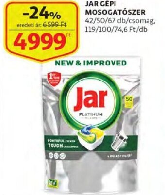 Auchan Jar Gépi mosogatószer 42 - 67 db ajánlat