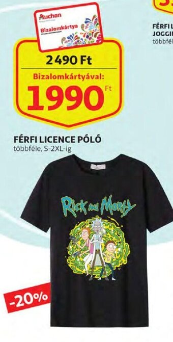 Férfi Licence póló 1 db