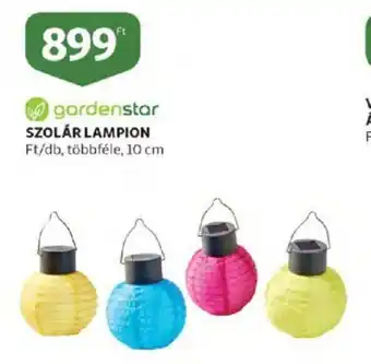 Auchan Gardenstar Szolár lampion 1 db ajánlat
