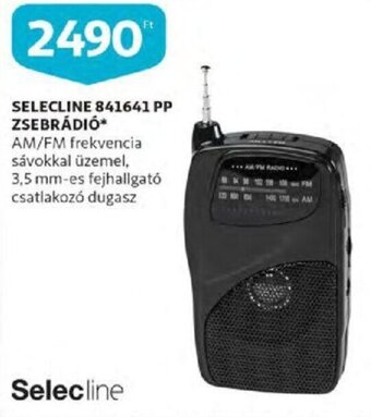 Auchan Selecline 841641 pp zsebrádió 1 db ajánlat