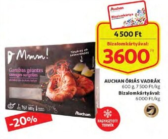 Auchan Auchan óriás vadrák 600 g ajánlat