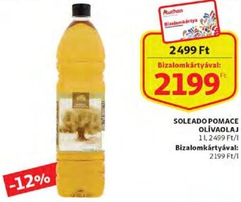 Auchan Soleado pomace olívaolaj 1 l ajánlat