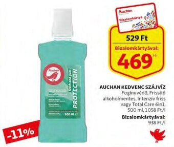 Auchan kedvenc szájvíz 500 ml