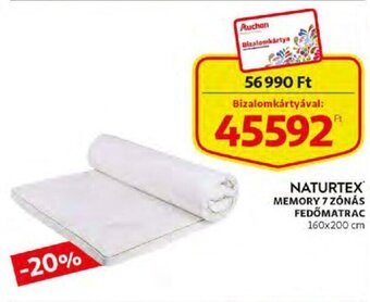 Naturtex memory 7 zónás fedőmatrac 1 db