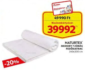 Naturtex memory 7 zónás fedőmatrac 1 db
