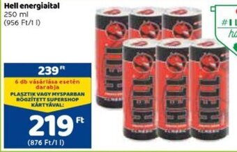 Spar Hell energiaital 250 ml ajánlat