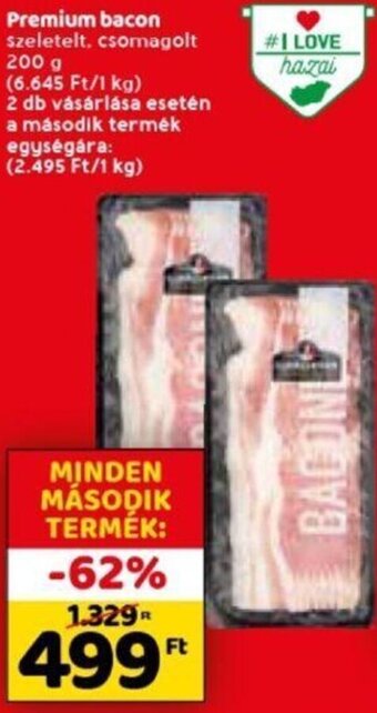 Spar Premium bacon 200 g ajánlat