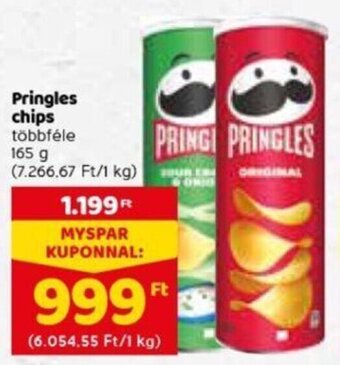 Spar Pringles chips 165 g ajánlat