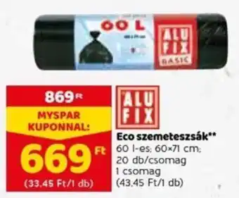 Eco szemeteszsák 20 db
