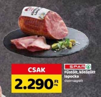 Spar Füstölt, kötözött lapocka 1 kg ajánlat