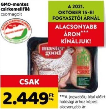 Spar Gmo-mentes csirkemellfilé 1 kg ajánlat