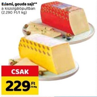 Spar Edami, gouda sajt 10 dkg ajánlat