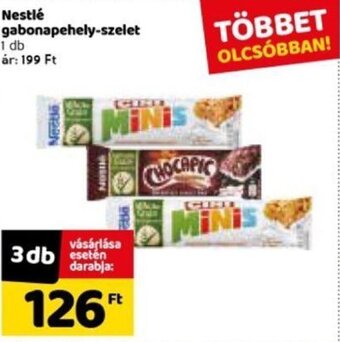 Spar Nestlé gabonapehely-szelet 1 db ajánlat