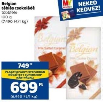 Spar Belgian táblás csokoládé 100 g ajánlat