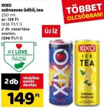 Spar Xixo Szénsavas üdítő, tea 250 ml ajánlat