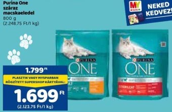 Spar Purina One száraz macskaeledel 800 g ajánlat