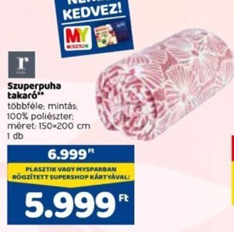 Szuperpuha takaró 1 db