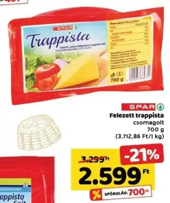 Felezett trappista 700 g