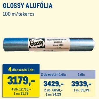 Metro Glossy alufólia 100 m ajánlat
