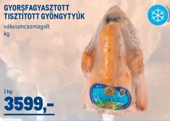 Metro Gyorsfagyasztott tisztított gyöngytyúk 1 kg ajánlat